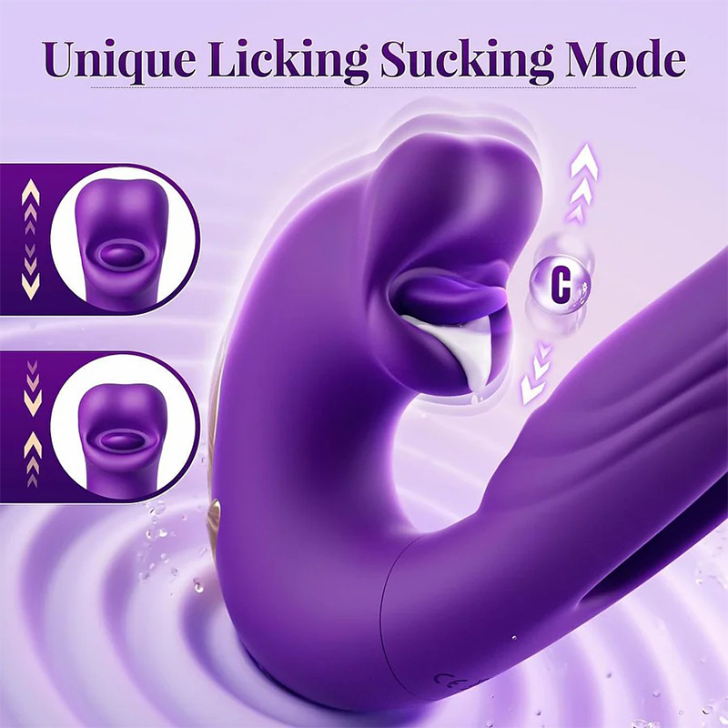 🔥Hot Deal 70% OFF 💋 2026 Upgraded Luvora™ 4-in-1 Flapping & Licking Vibrator