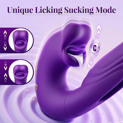 🔥Hot Deal 70% OFF 💋 2026 Upgraded Luvora™ 4-in-1 Flapping & Licking Vibrator